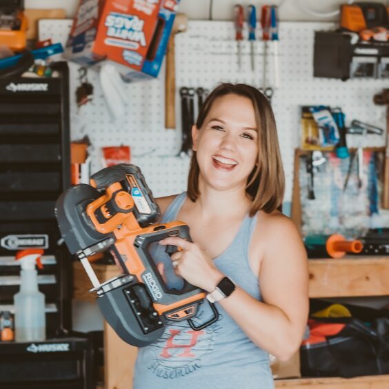 ali huseman with a tool